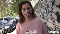 Thumbnail of Putalocura - La Tetona Espanola Ana Milka Es Pillada En La Calle Y Termina En Polvazo Con Torbe