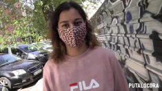 Thumbnail of Putalocura - La Tetona Espanola Ana Milka Es Pillada En La Calle Y Termina En Polvazo Con Torbe