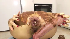 Thumbnail of Chocolate In My Asshole & Anal Dildo Fucking