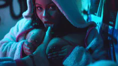 Thumbnail of Lesbian Babe Worshiping Her Girlfriend's Feet