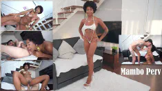 Thumbnail of Perfect Breast Ebony, Ana Susage Gets Her Ass & Throat Fucked By White Huge Cock (Anal, 0% Pussy, Deep Throat, Spit, Rim, IR -BW/WM)
