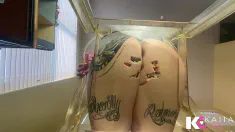 Thumbnail of Unaware Giantess Ass Crushes Her Cursed Enemies