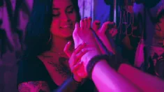 Thumbnail of Girlfriend's Feet Tied To Suck And Tickle