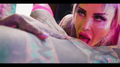 Thumbnail of Heavily Tattooed Anuskatzz Fucking Alternative Bimbo From Australia With Crazy Toys