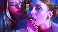 Thumbnail of Hottie Babes Playing Footsies + Messy Foot Play