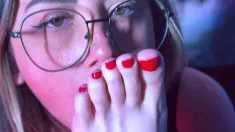 Thumbnail of Hottie Babes Playing Footsies
