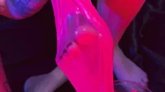 Thumbnail of Messy Foot Play To Make You Hard