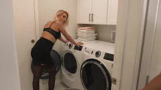 Thumbnail of Nympho Blonde Cherry Kiss Seduces Hung Neighbours Into A Frantic DP Fuck Fest