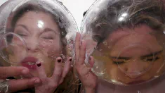 Thumbnail of Anal Queens Alice Maze And Victoria Dias Fisting Each Other's Ass Before Hot 5 On 2 With DAP 0% Pussy , Anal Rimming ,Footjob And Drinking Loads Of Pee