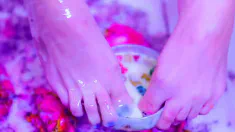 Thumbnail of Bia Roman Gets Her Sexy Feet All Messy