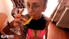 Thumbnail of Natasha Ink 1On1 Rough Anal, Piss In Glass & Drinking, Piss In Ass, Sloppy Gagging Deepthroating, Anal Creampie [RELOAD