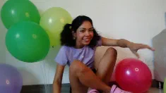 Thumbnail of Pigtailed Blowing And Having Fun