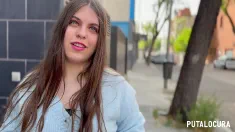 Thumbnail of Putalocura - Preciosa Chubby Espanola De Ojos Azules Es Pillada Por Torbe Y Traga Su Leche