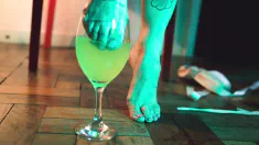Thumbnail of Kinky Ballerina Cooling Her Feet