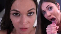 Thumbnail of NAUGHTY BRUNETTE LIKES IT ROUGH