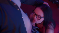 Thumbnail of Prurient Man Piss On Tits His Woman's And Ass To Mouth Fuck Her.