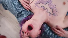 Thumbnail of Sloppy Deepthroat & Big Dripping Creampie In Reverse Cowgirl