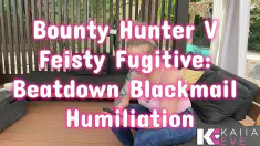Thumbnail of Bounty Hunter V Feisty Fugitive Beatdown Blackmail Humiliation
