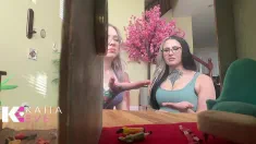 Thumbnail of Giantess Snack Time Interruption: On The Hunt For Tiny Escapees!