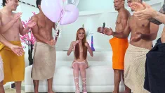 Thumbnail of Happy Birthday LITTLE CHLOE. DAP. Full Anal. Cake + Cum.