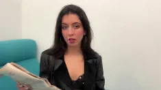 Thumbnail of I Got Cum On Face While Reading News Ignore Fetish Facial