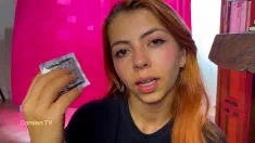 Thumbnail of I Find A Condom In My Stepbrother's Stuff And Then I Teach Him How To Use It, He Can't Hold Back And I Suck His Huge Veiny Cock Until He Cums On My Tits