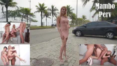 Thumbnail of Lola Morango, Beautiful 22 Years Brazilian Blonde Picked Up At The Beach & Fucked By 3 Huge Cocks (DAP. Anal, ATM, Monster Cock, BBC)
