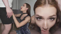 Thumbnail of PETITE GOTH BABE BEGGED TO BE FUCKED