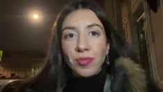 Thumbnail of Ruined Makeup Cum On Face Public Cumwalk On Street