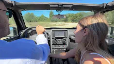 Thumbnail of Cutie Begging To Suck In Car, BJ Outdoors Then Sex At Home