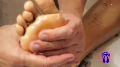 Thumbnail of Foot Massage For Brunette Queen Mia Marin