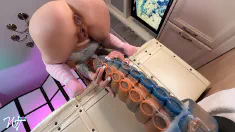 Thumbnail of Testing New Dildo, Kraken's Feeler