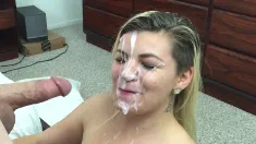 Thumbnail of ALEX LITTLE Cute Blonde 19 YO POV Blowjob Compilation - 3 Scenes 2 Swallow 1 Facial