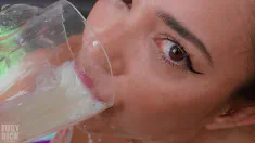 Thumbnail of ANAL Nuria Millan Spews Chunky Pink Mess! Cum In Wide Open Eye! Extreme Throat Bulge!