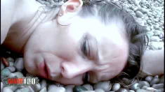 Thumbnail of Blonde Ava Takes It Deep On The Beach