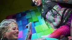 Thumbnail of Illuz Has A Huge Strapon To Use On Anuskatzz