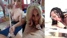 Thumbnail of Mya Lorenn, Irogenia, Lyna Jade, Sally Lys Crazy Funny Geek 2 Guys On 4 Girls Orgy!