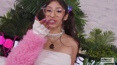 Thumbnail of Tiny Supermodel Sona Bella Hooks Up With Bryan Gozzling!