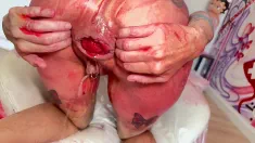 Thumbnail of A Body Painting Session Goes Wrong
