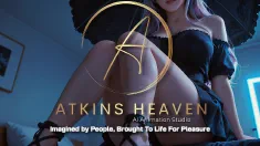 Thumbnail of Goth Babe's Pussy Play - [AI]