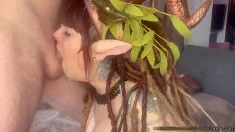 Thumbnail of SATYR BJ/HUMP Cosplay Sexy Satyr Spit And Sloppy Deepthroat Big Cock Worship