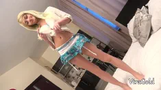 Thumbnail of Beautiful Slim Blonde Olivia Fucked And Cum On Ass