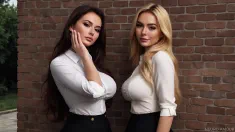 Thumbnail of Futa Futanari - Two Stepsisters With Huge Cocks Fuck Each Other (AI)