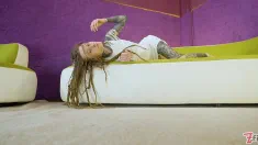 Thumbnail of Heavily Tattooed Girl Deepthroats And Takes Long Cock Into Her Pierced Pussy