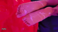 Thumbnail of My Stepsister Gives Foot Massages And Fills Her Foot With Sperm.