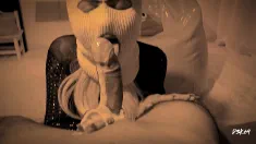 Thumbnail of Deep Throat Blowjob, Gagging On The Cock, And Lots Of Cum In POV.