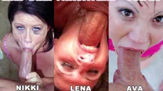 Thumbnail of MILF Deeepthroaters Volume 27 - 3 Amazing Deepthroat Facefuck Blowjobs - Featuring Ava Devine, Lena Ramon, Lisa Sparxxx