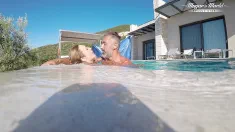 Thumbnail of All Natural MILF Julia North Underwater Anal In The Pool