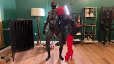 Thumbnail of AVA FETISH-ART PUTS PERV IN THE BOX AND FACEFUCKS HIM