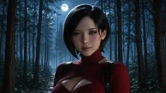 Thumbnail of Ada Wong Midnight Enchantment ~ AI-Generated